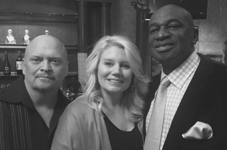 David Gergen Nicole Tidwell RoyGreen at Charles Barkley New Years Eve Party